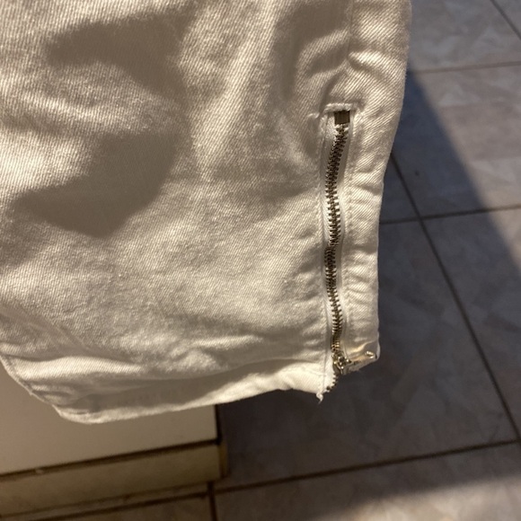 B womens a.n.a solid white stretch skinny plus size jeans size 20W - Picture 7 of 7